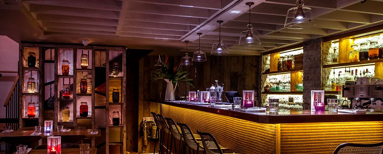 Downstairs Banquette Seating At Andina London Venue Eventopedia