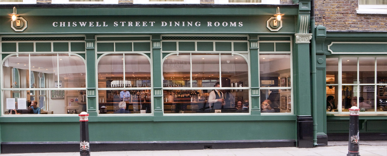 Grubb Street At Chiswell Street Dining Rooms London Venue