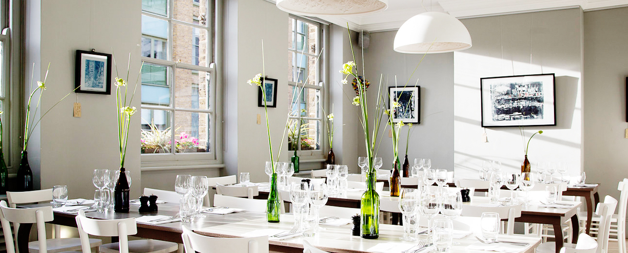 The South Dining Room At The Modern Pantry London Venue